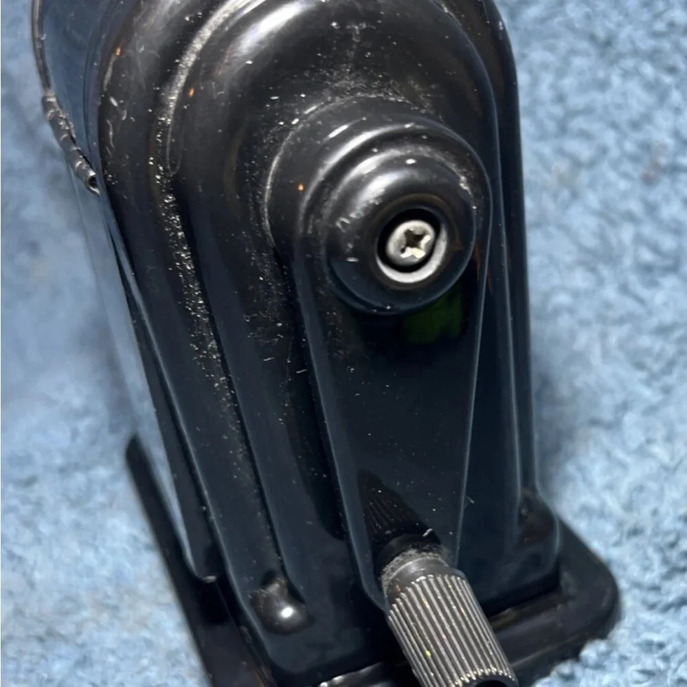 Vintage Ranger 55 Table Or Wall Mount Pencil Sharpener Glossy Black